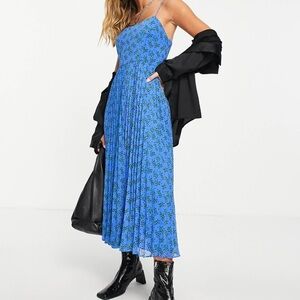 Whistles Kinetic Strappy Pleated Dress